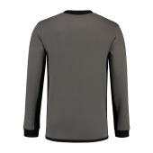 L&S Sweater Workwear pearl grey/bk 3XL