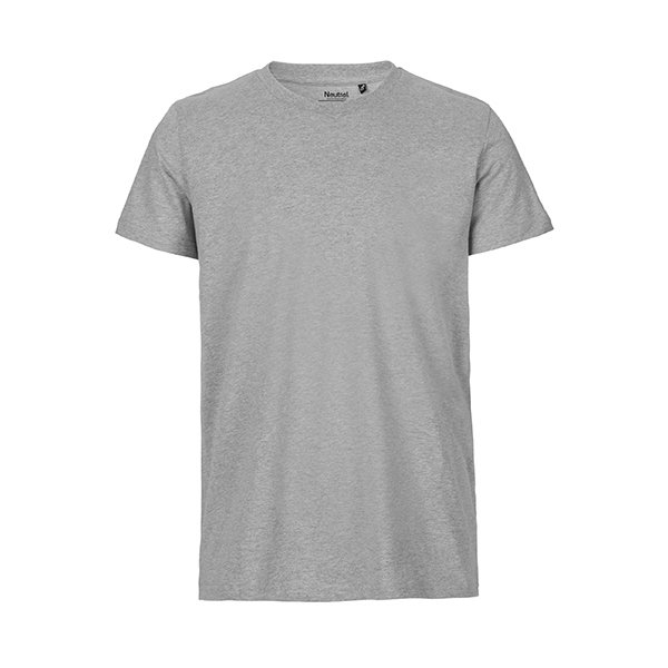Neutral mens fitted t-shirt-Sport-Grey-3XL