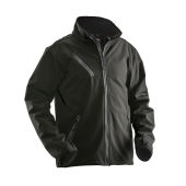 1201 Light softshell jacket zwart 4xl
