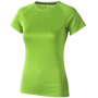 Niagara cool fit dames t-shirt met korte mouwen - Appelgroen - M