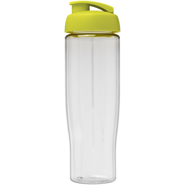 H2O Active® Tempo 700 ml flip lid sport bottle - Transparent/Lime