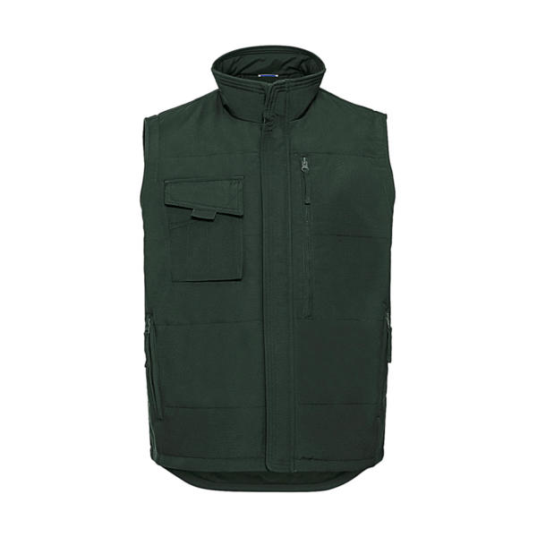 Heavy Duty Workwear Gilet - Bottle Green - XS