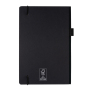 A5 FSC® deluxe hardcover notebook, black