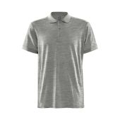 Craft Core blend polo shirt men grey melange 4xl