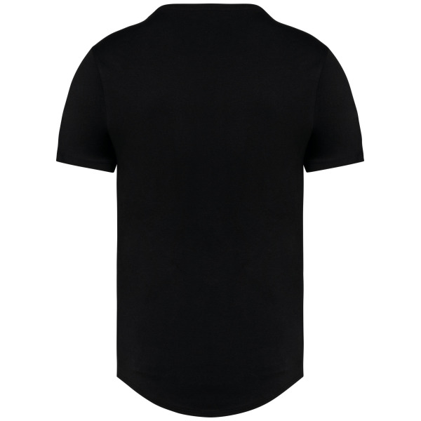 Heren T-shirt afgeronde onderzijde ronde hals - 155 gr/m2 Black XS