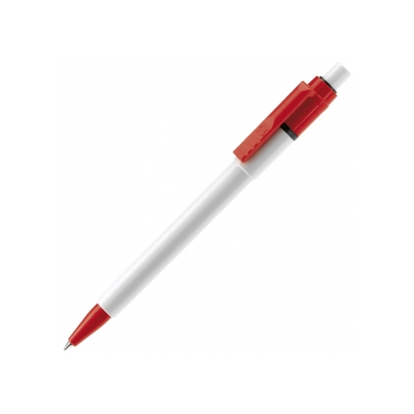 Ball pen Baron Colour hardcolour - White / Red