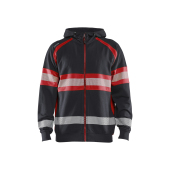 Zwart/High Vis Rood