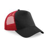 Snapback Trucker - Black/Classic Red - One Size