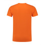 L&S T-shirt Crewneck cot/elast SS for him orange 3XL