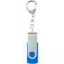 Rotate USB met sleutelhanger - Midden blauw - 8GB
