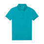 My Eco Polo 65/35 /Women - Pop Turquoise - XS