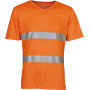 Top Cool - Hi-Vis T-shirt V-hals Hi Vis Orange S