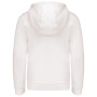 Kinder hooded sweater met rits White 6/8 jaar