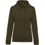 Dames hooded sweater Bio Mossy Green XS