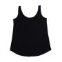 Women's Loose Fit Vest - Black - 2XL