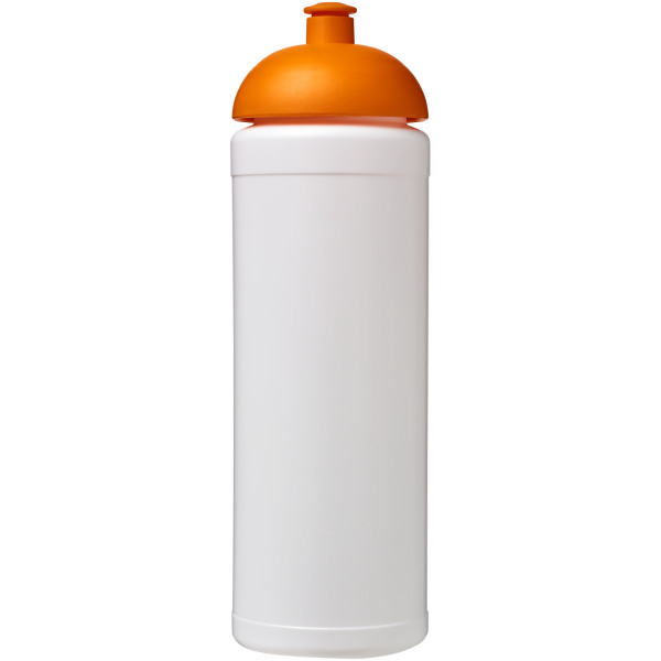 Baseline® Plus grip 750 ml dome lid sport bottle - White/Orange