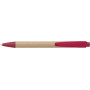 Cardboard and wheat straw ballpen Spencer red