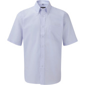 Men's Short Sleeve Easy Care Oxford Shirt Oxford Blue L