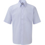 Men's Short Sleeve Easy Care Oxford Shirt Oxford Blue L