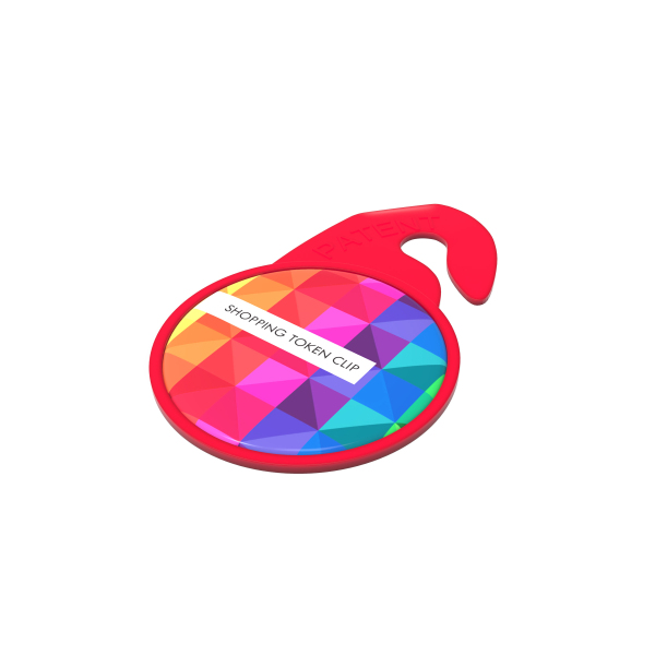 Key Ring Shopping Token Clip Wit Key Ring Shopping Token Clip Wit