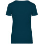 Ecologisch dames-T-shirt Peacock Blue XXL