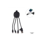 4000 | Xoopar Iné Smart Charging cable with NFC - Zwart