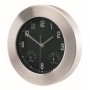 Aluminium wall clock JUPITER silver