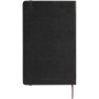 Moleskine Classic L hard cover notebook - ruled - Solid black