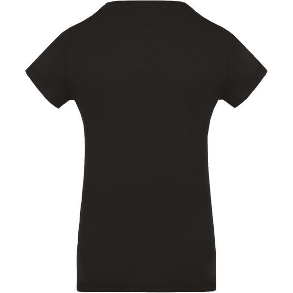 Dames-t-shirt BIO-katoen ronde hals Black XS