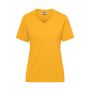 Ladies' BIO Workwear T-Shirt - gold-yellow - 3XL