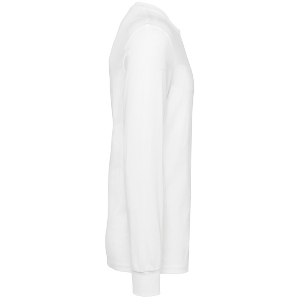 Ecologisch uniseks T-shirt met lange mouwen White 3XL