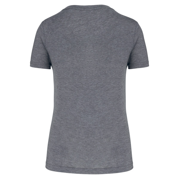 Damessport-T-shirt triblend met ronde hals Grey Heather XXL