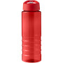 H2O Active® Eco Treble 750 ml spout lid sport bottle - Red/Red