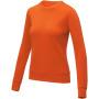 Zenon dames sweater met crewneck - Oranje - 2XL