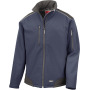 Softshell workwear jacket in ripstop Cordura® Navy / Black M
