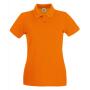 FOTL Lady-Fit Premium Polo, Orange, L