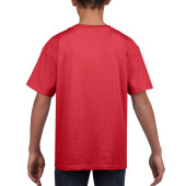 Gildan T-shirt SoftStyle SS for kids 7620 red XS