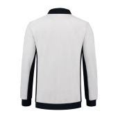 L&S Polosweater Workwear white/dy M