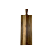 Plank met handvat walnoot 69x19 cm