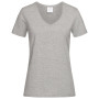 Stedman T-shirt V-Neck Classic-T SS for her grey heather L