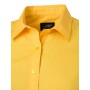 Ladies' Shirt Shortsleeve Poplin - yellow - XS