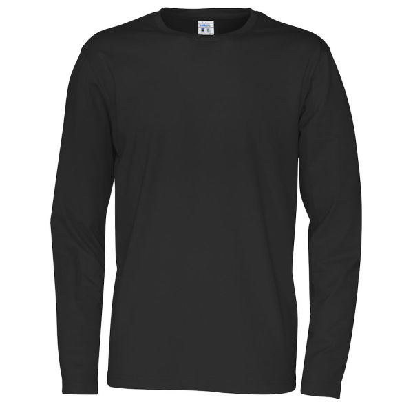 Cottover Gots T-shirt Long Sleeve Man black S