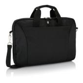 Swiss Peak slim 15.4” laptop tas, zwart Swiss Peak slim 15.4” laptop tas, zwart