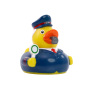 Squeaky duck train attendant - multicoloured