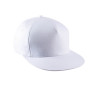Snapback Pet - 5 Panelen White One Size