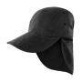 Folding Legionnaire Hat - Black - One Size