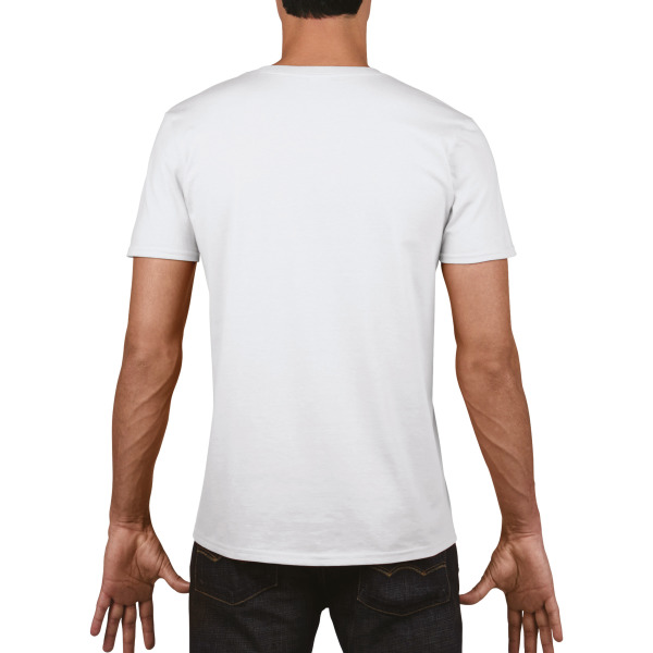 Softstyle Euro Fit Adult V-neck T-shirt White XXL