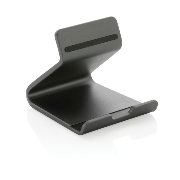Terra RCS gerecycled aluminium tablet & telefoon stand, grijs