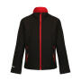 Junior Ablaze 2-Layer Softshell Jacket - Black/Classic Red - 12-13 (158)