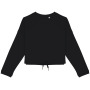 Damessweater met ronde hals Black XL